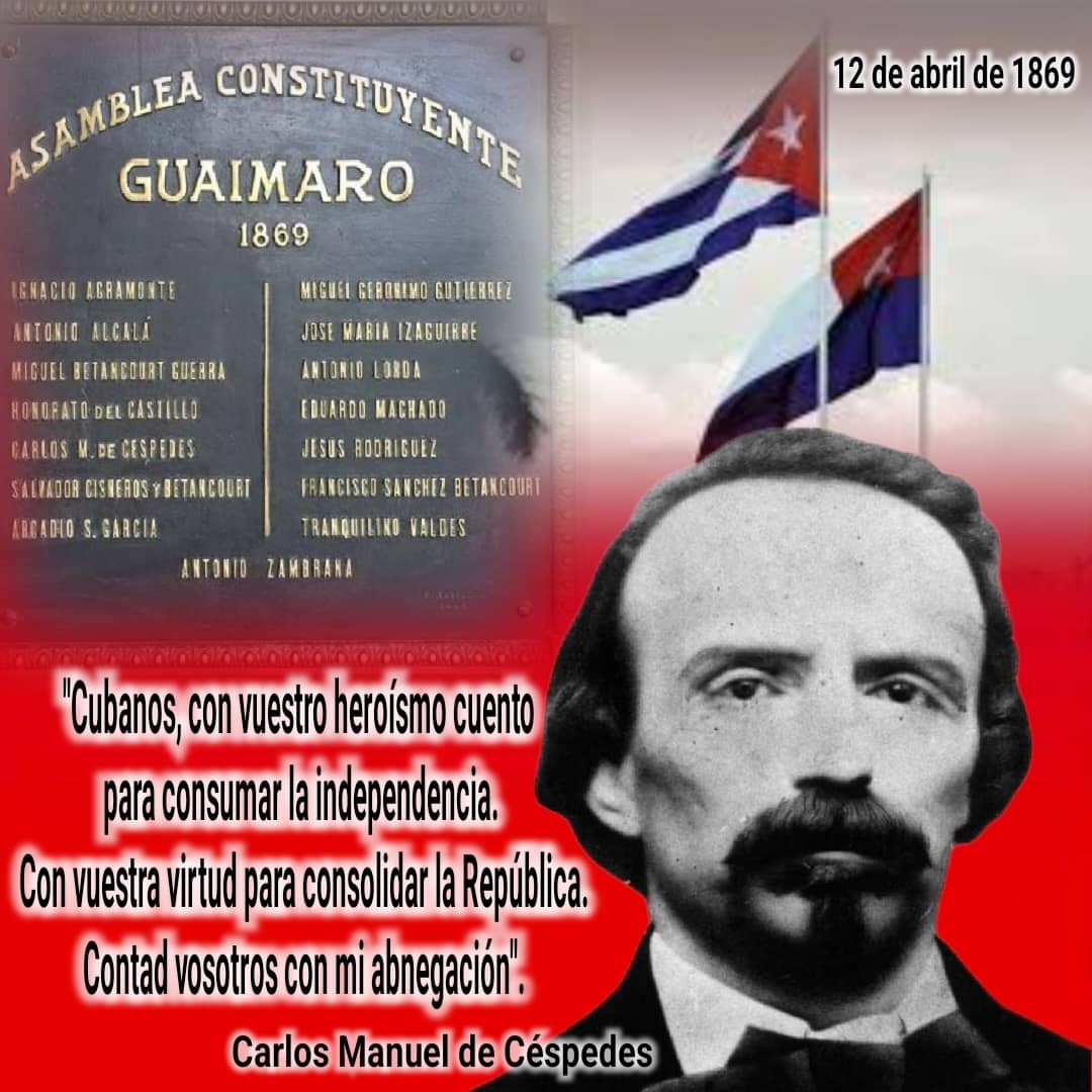 Es aprobada la primera constitución de la republica en armas. #CubaViveEnSuHistoria.