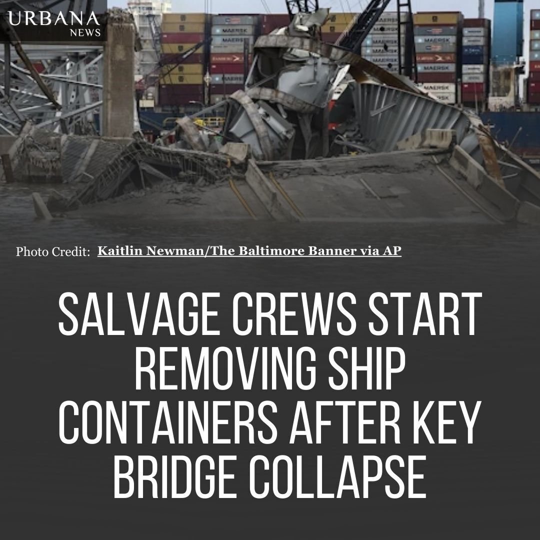 Salvage operations underway to clear containers from a cargo ship stuck under Baltimore's Francis Scott Key Bridge. President Biden offers condolences.

Tap on the link to know more:
urbananews.ca/salvage-crews-…

#urbananews #newsupdate #canada #SalvageOperations #ShippingLane