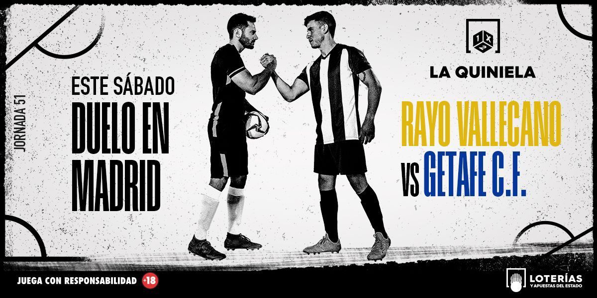 Nuevo derbi madrileño en La Quiniela: Rayo Vallecano y Getafe se ven las caras en busca de cumplir sus objetivos. #LaQuiniela #derbi #fútbol