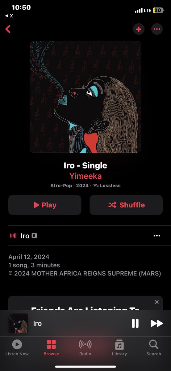 Been waiting for “IRO” by @yimeeka Thank God it’s finally out 🥳🔥❤️