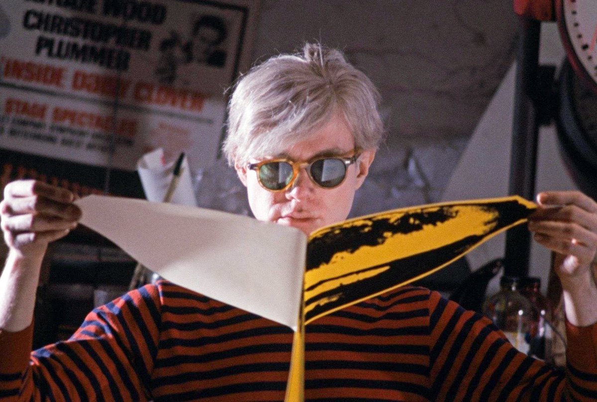 Andy Warhol, The Factory, 1966 📸 Hervé Gloaguen