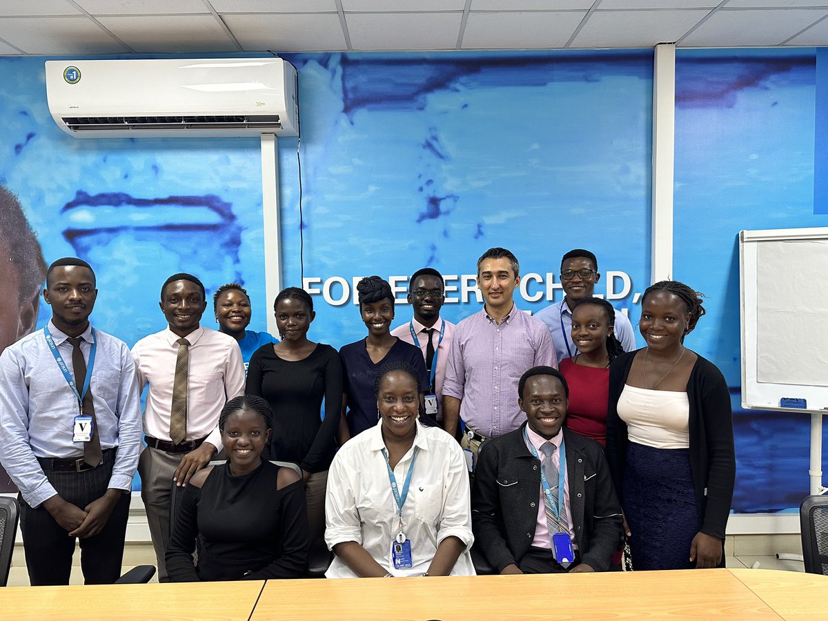 #Engagement: In a meeting organised by U-Report, The Makerere Medical Students Association today joined @UNICEFUganda for an interaction where they shared the activities they do to support health in their communities; they include health camps, sensitization and blood donations.