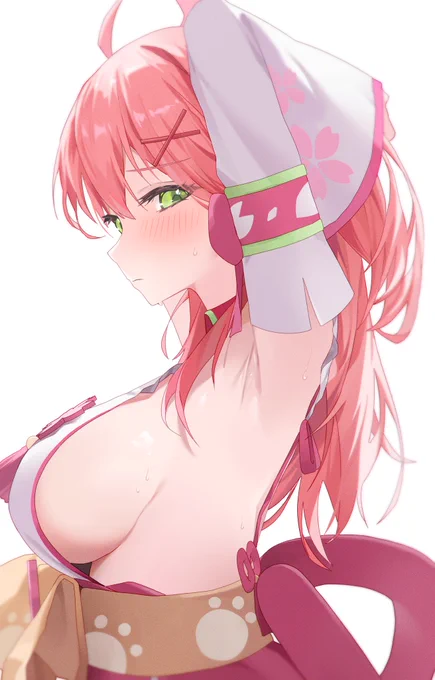 暑くなってきたにぇ 