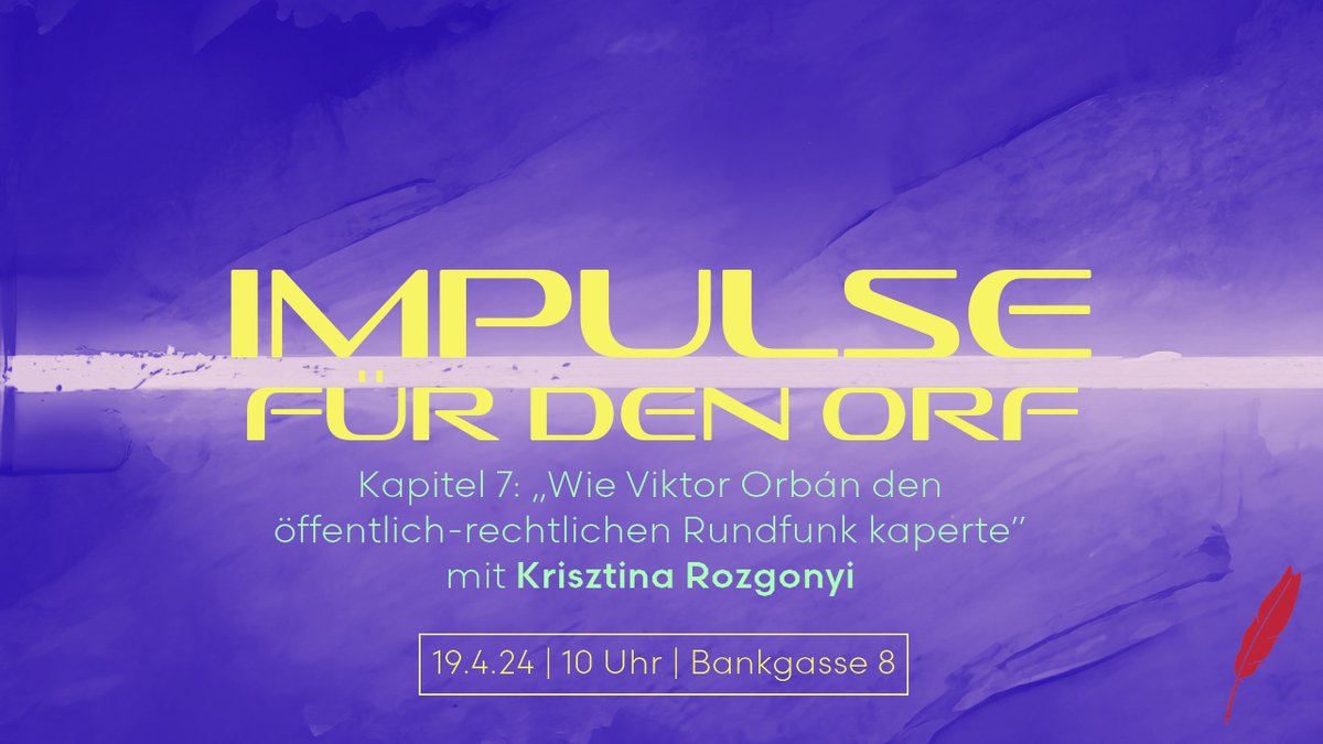 Wie konnte es Orbán gelingen, den öffentlich-rechtlichen Rundfunk in Ungarn zu demontieren? Welche strukturellen Schwächen das ermöglichten & welche Lektionen wir daraus für den ORF ziehen sollten, erklärt Krisztina Rozgonyi. 📅 19.4., 10 Uhr ➡️ concordia.at/impulse-fuer-d…