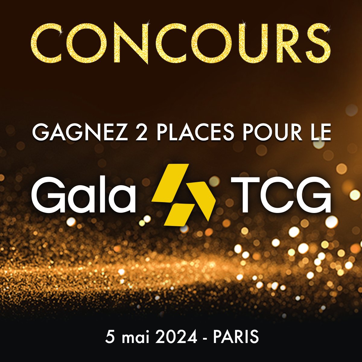 🎁 CONCOURS 🎁 Gagnez 2 places pour le Gala TCG à Paris le dimanche 5 mai 2024 !

🃏 Pour participer : RT + Follow
🍀 Tirage au sort vendredi 19 avril

Détails et règlement 👉 asmodee.fr/concoursgalatc…

#asmodee #jeuconcours #concours #jeuxdesociete #j2s #galatcg #tcg