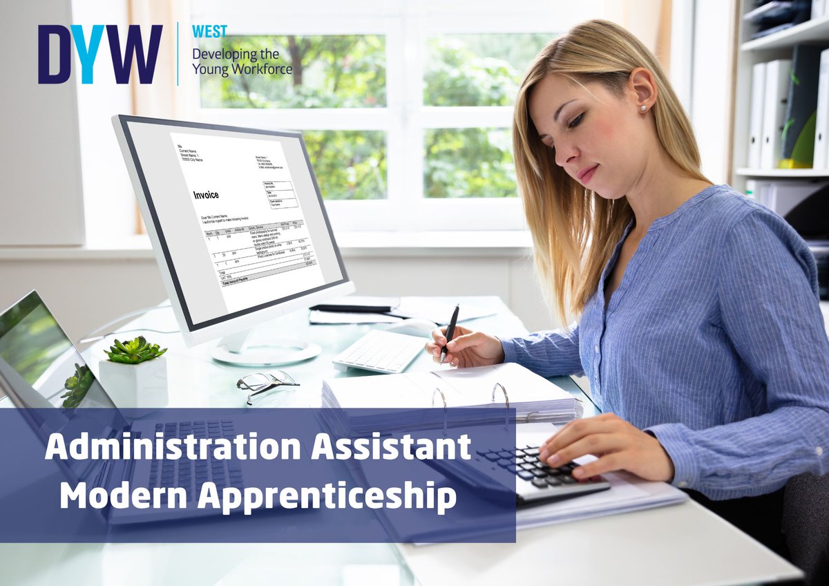 Are you interested in a career in Accountancy? 🔢 Kickstart your journey with this Admin Assistant #ModernApprenticeship in #Glasgow 💼 Apply now ➡️ buff.ly/3Jauf3r