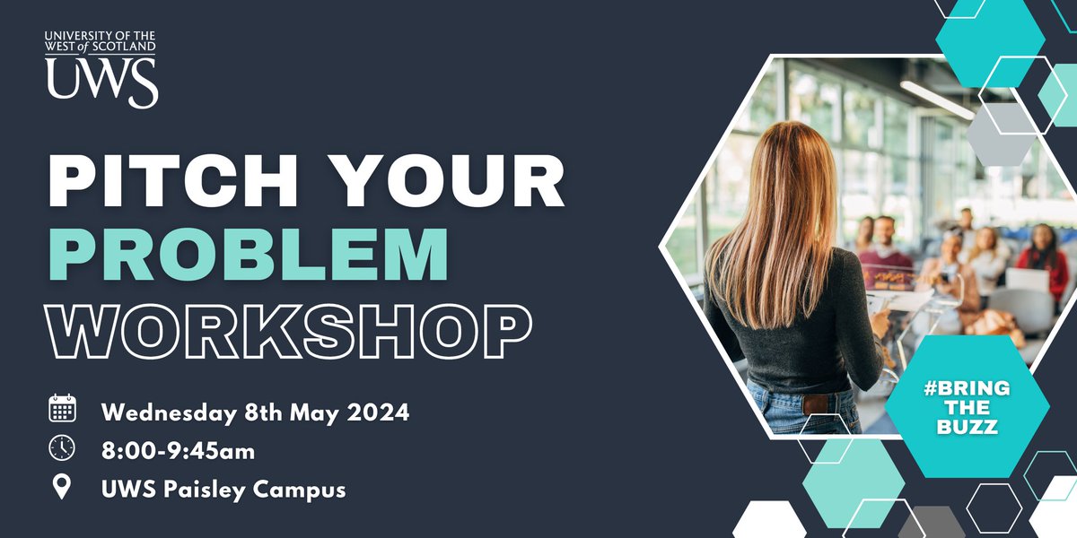 In our Pitch Your Problem workshop, you'll be the star of the show. You don't need to be pitch perfect, all you need to do is stand up and tell our team, and the other attendees about a current issue that's keeping you up at night. Sign up at eventbrite.com/e/bringthebuzz…
