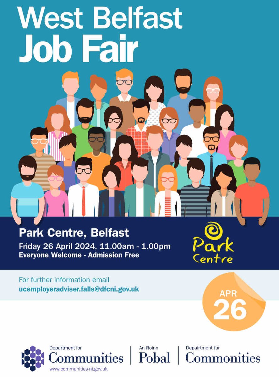 📢 JOB FAIR 📆 Friday 26th April See below for details 👇