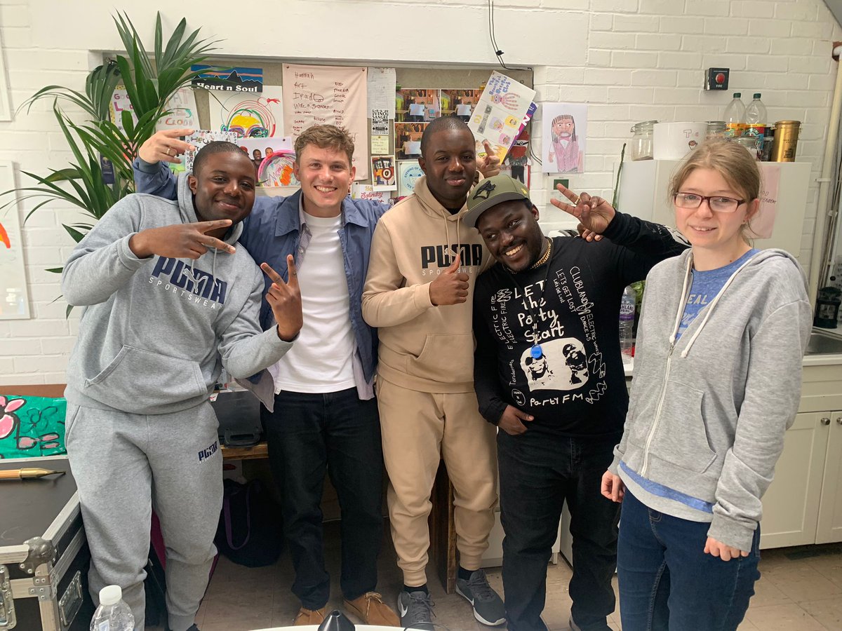 Big Boys 👑 @JonPointing joined our @sohoradio this month! Chatting about Dizzie Rascal and herons, plus we find out if he wears his own socks! 📻 ow.ly/rHjw50Rc4gc