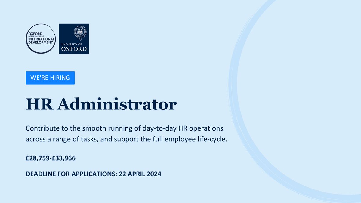 📢 Join our team! We are looking for an HR Administrator to support day-to-day operations including recruitment, onboarding & payroll. If you're enthusiastic and customer-service focused, apply here 🔽 Deadline: 22 April 👉 Job details: ow.ly/feMt50R7Ek2 #HRJobs