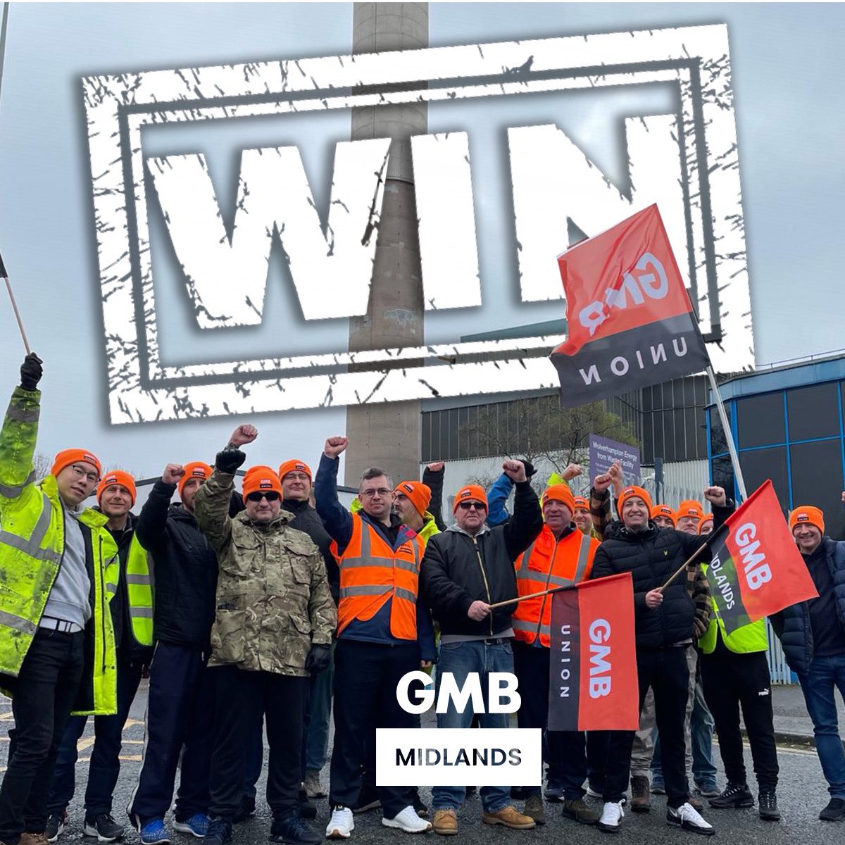 GMB WIN: strike ends at Wolverhampton incinerator with inflation busting pay rise 👏 More from GMB: gmb.org.uk/news/strike-en…