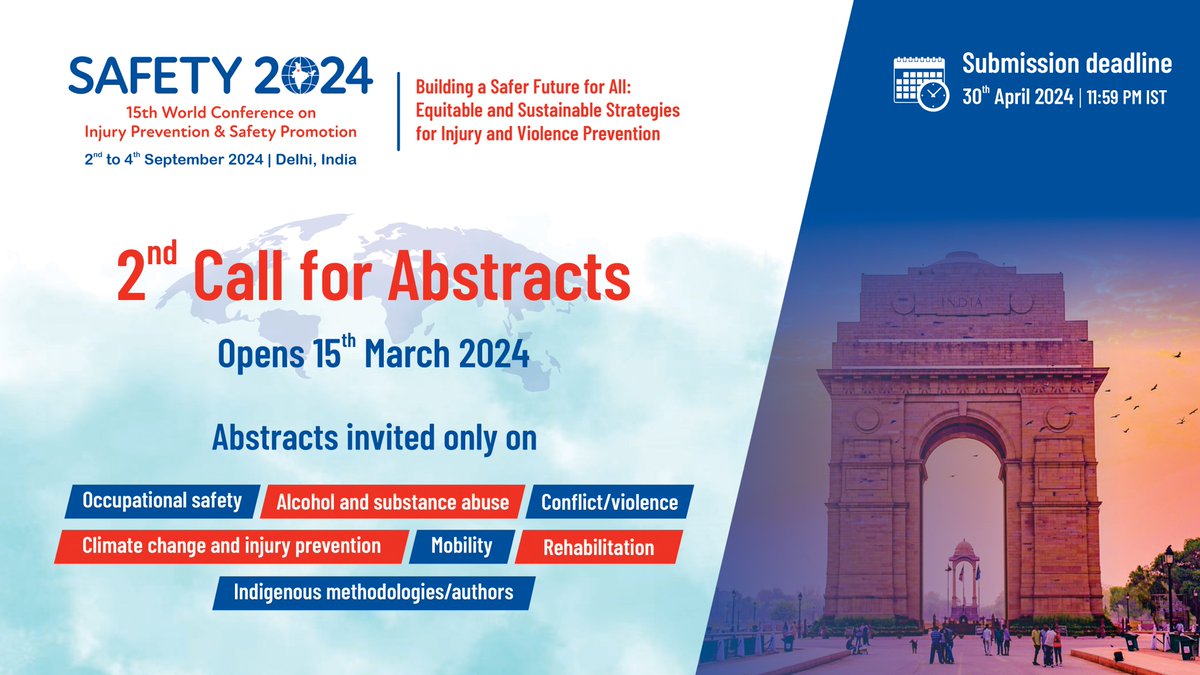 As we continue our commitment for Diversity & Inclusion as key pillars at @georgeinstitute & #Safety2024, we invite Indigenous researchers to share their knowledge & expertise and leading the way in driving innovation & change for injury prevention. Submit your abstracts today!