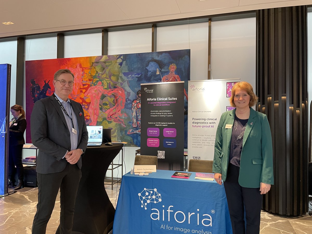 Wrapping up the last day at the Årsmøte i Den norske patologforening in Trondheim, Norway. Visit our booth to explore more about the Aiforia Platform. Get in touch with our team: hubs.la/Q02sG5Nk0