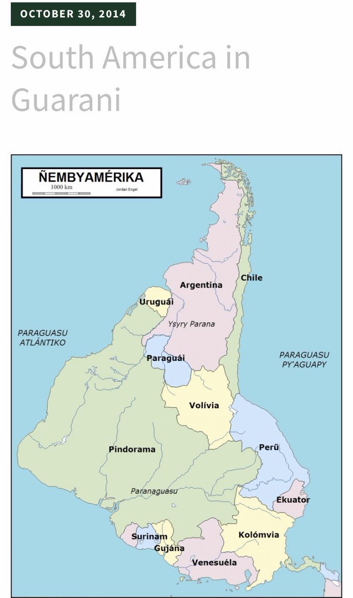 talitoschi's tweet photo. vocês sabiam que existe um movimento global para descolonizar a cartografia (a eurocêntrica) e mostrar outras formas de se fazer cartografia? 

essas imagens, por exemplo, mostram o mapa na visão indígena, em Guarani

existem CARTOGRAFIAS, no plural https://t.co/pMQ2OzmDHM