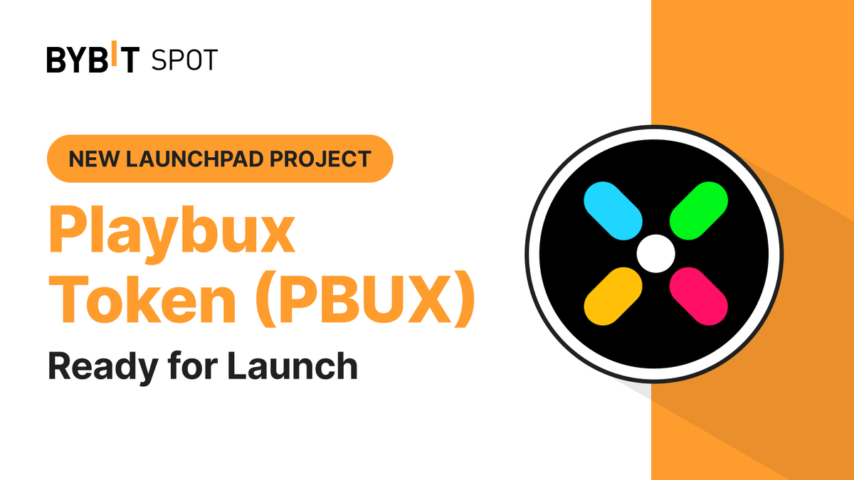 🚀 New Launchpad Project — $PBUX is coming soon to Bybit with @playbuxco

👀 Stay tuned for updates

#TheCryptoArk #BybitTrading