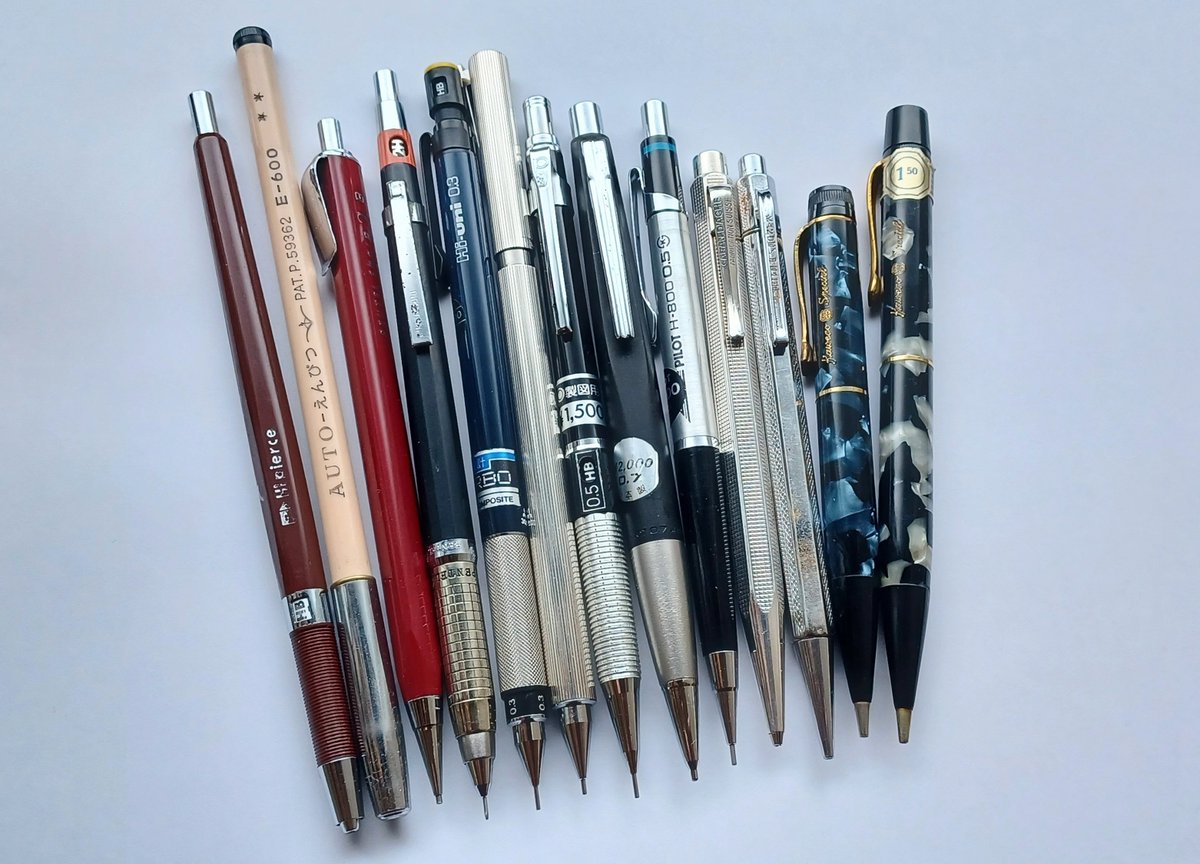 お気に入りのペンシルのコレクション
#東京文具愛
#stationery