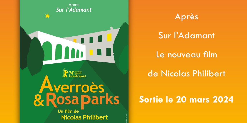 🧠🎬[AVERROES & ROSA PARKS] Sortie ce jour du nouveau film de Nicolas Philibert sur la #psychiatrie. En voici la bande-annonce : ▶️ow.ly/YQJM50QOuiP @films_dulosange @AssoAJPJA @Psycom_actu @psy_massondavid @MauxBleus_PdS #troublespsychiques