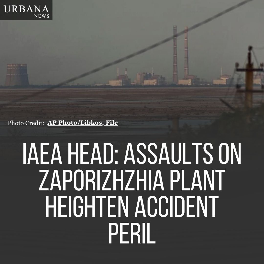 The International Atomic Energy Agency condemns drone strike on Zaporizhzhia plant, warning of nuclear risks amid Ukraine-Russia conflict.

Tap on the link to know more:
urbananews.ca/iaea-head-assa…

#urbananews #newsupdate #canada #NuclearSafety #UkraineConflict