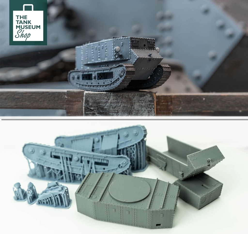 🤝The Tank Museum have teamed up with 3D Gizmo to bring the only Tank Museum approved 3D printed Little Willie model available. This will be a limited first run of 300 only, so order soon to avoid disappointment. 🔗Get yours now: tankmuseumshop.org/products/littl…
