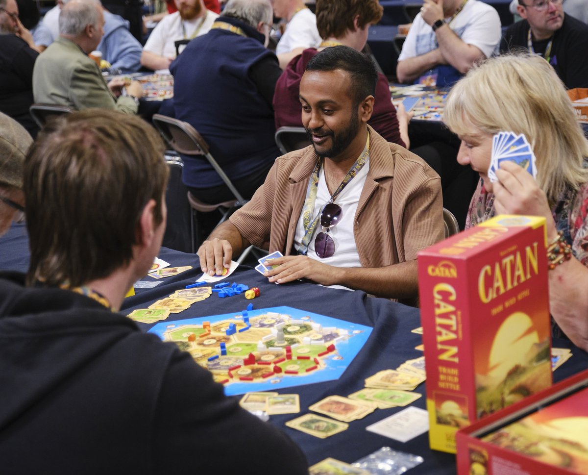🎲 Calling all settlers and strategists! Don't miss the epic CATAN events at UK Games Expo 2024! CATAN UK Championship Open Qualifier (winners play the CATAN UK Championship on June 2nd) CATAN: Cities & Knights CATAN + Challenge Tickets are available via ukgamesexpo.co.uk/events