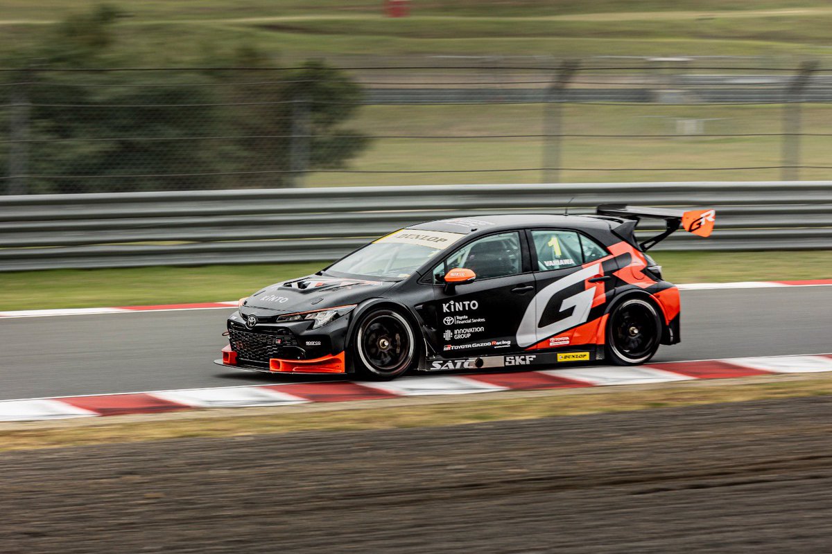 The #SATC #tgrsa drivers are ready to take on any challenge @Kyalami_Circuit may present. #toyotafinancialservices @ToyotaSA #innovationgroup #kinto @FerodoBrakes