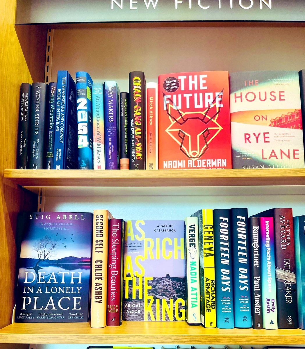 Lovely to see your new book #DeathInALonelyPlace prominently displayed at the front of @WaterstonesVic @StigAbell 
Really enjoyed #DeathUnderALittleSky beautifully written. Can’t wait to get stuck into this one 📚 #CrimeFiction #FridayMotivation #BooksWorthReading