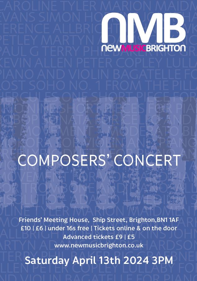 Do come along tomorrow for some local premieres by our phenomenal musicians and composers 🎶 Tickets are still available online and on the door. There will also be refreshments. wegottickets.com/event/613932