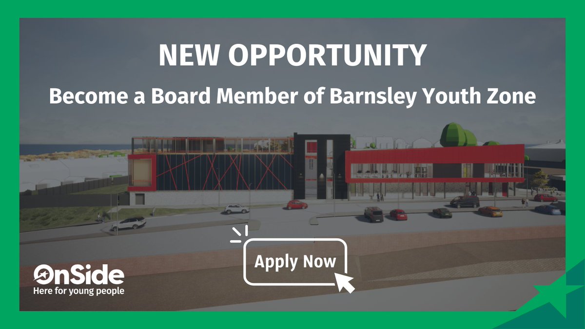 We are looking for a Chair of Trustees and a Treasurer to join Barnsley Youth Zone's Board! Make a difference to the lives of young people in Barnsley - find out more here: bit.ly/3U4hU6Z