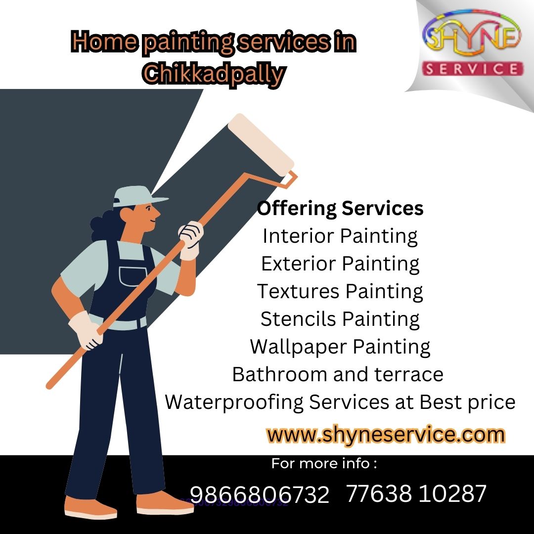 Home painting services in Chikkadpally
#wallpainter #paintingservices #HousePainters #HousePainting
#painting #painter #shyneservices #shyneservice #Painters #Painter
#rentalpainting #rentalpainter
#Interiorpainting #Exteriorpainting #Rentalpainting
#Texturespainting