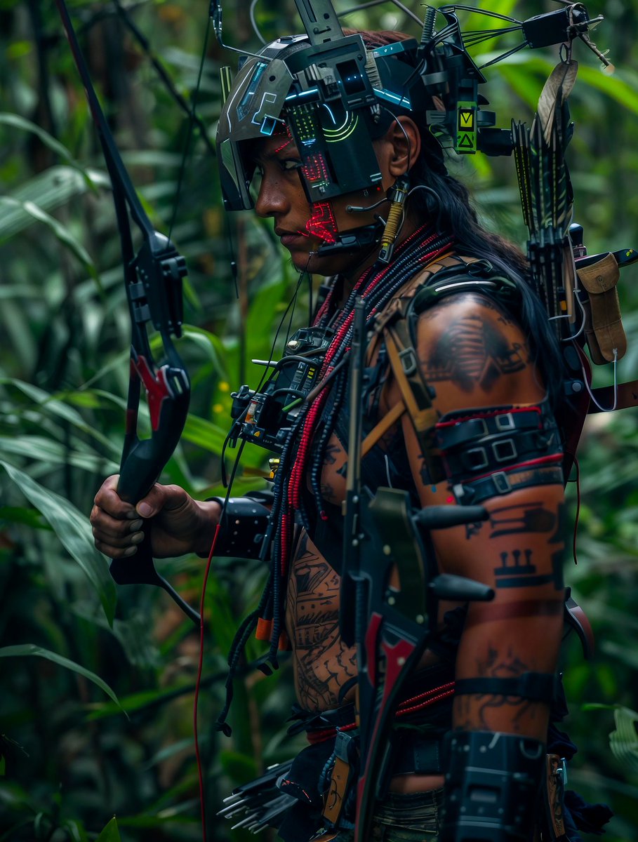 MatsoDeparis's tweet photo. Amazonian Indigenous /// alternative world.

if you like my work don't hesitate to
follow me 👉 @algorithmic_blood
-
-
#ai #aiart #aimotion #aidesign #monk #graphicdesign #motion #motiondesign #buddhist #monk #art #aiartwork #aianimation #midjourney #digitalart  #cyberpunk https://t.co/WFIA32AUxQ