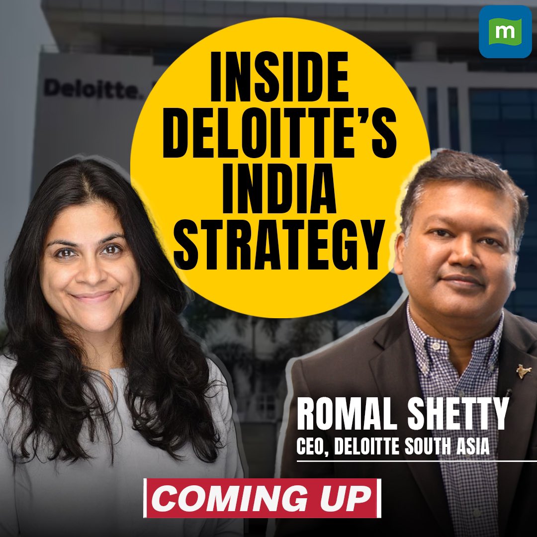 Moneycontrol (@moneycontrolcom) on Twitter photo #Deloitte is hiring 1000 people in #India every month, it is driving innovations for its clients worldwide from its innovation centre in India🤖🔥
Watch <a href="/RomalShetty/">Romal Shetty</a>, CEO, <a href="/DeloitteIndia/">Deloitte India</a> elaborate on the firm’s India Strategy and what it is betting on in India.
Tune in #Deloitte is hiring 1000 people in #India every month, it is driving innovations for its clients worldwide from its innovation centre in India🤖🔥
Watch <a href="/RomalShetty/">Romal Shetty</a>, CEO, <a href="/DeloitteIndia/">Deloitte India</a> elaborate on the firm’s India Strategy and what it is betting on in India.
Tune in