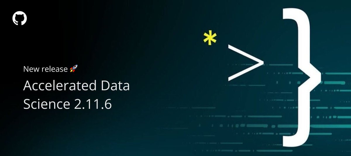 Accelerated Data Science (ADS) released a new version: 2.11.6!🚀🎉 Learn more and get started: github.com/oracle/acceler… #datascience #opensource #OracleOSS