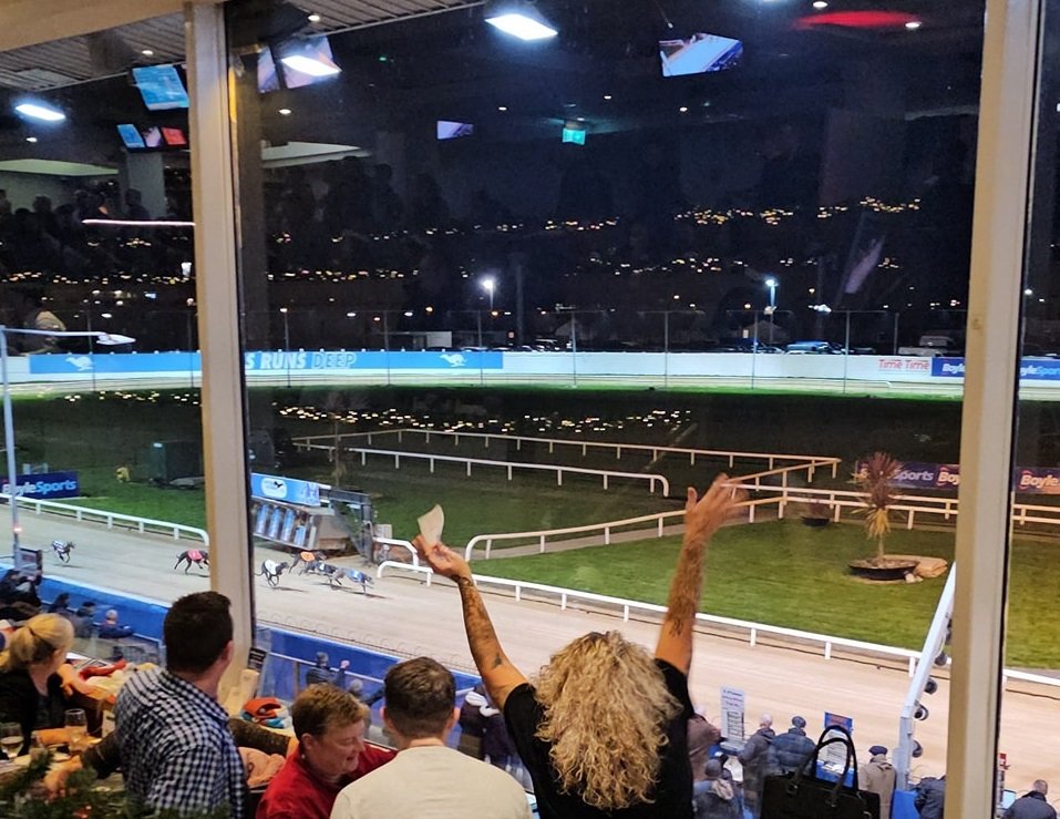 Join us this Friday & Saturday for a great night out ✨ Cheer home your favourite, enjoy a delicious meal in our restaurant with amazing views of the racing action. Book a restaurant meal or group offer now on ShelbourneParkGreyhoundStadium.ie #Dublin #GoGreyhoundRacing #ThisRunsDeep