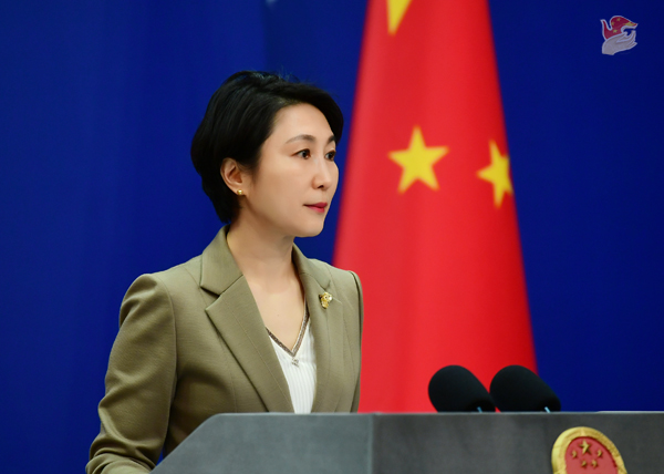 #China's actions in the East and South China Seas are reasonable and legitimate according to international law. We firmly oppose countries that infringe on China's sovereignty, security, and development interests under the guise of freedom of navigation and overflight, FM…