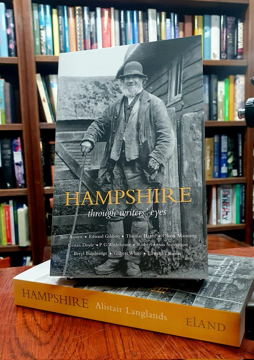 A brilliant talk last night by Alastair Langland 'Hampshire Through Writers' Eyes' We have a few copies of the book. Published by @ElandPublishing and available either from them or us! It's a great compilation of poetry and prose about the county from all kinds of sources.