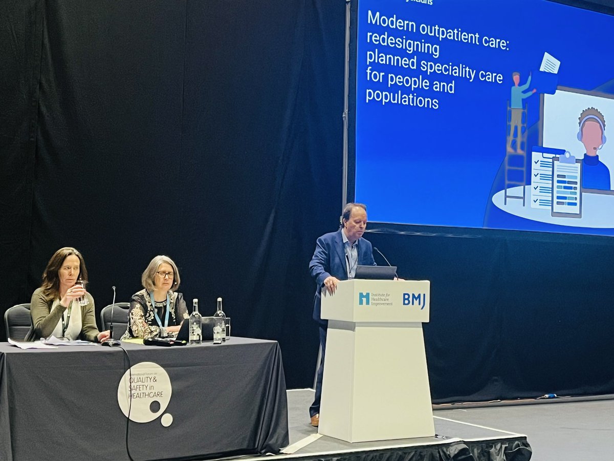 Taking an international audience through our improvement journey to shape a new strategy for outpatient care in the UK and hear their experience too #Quality2024