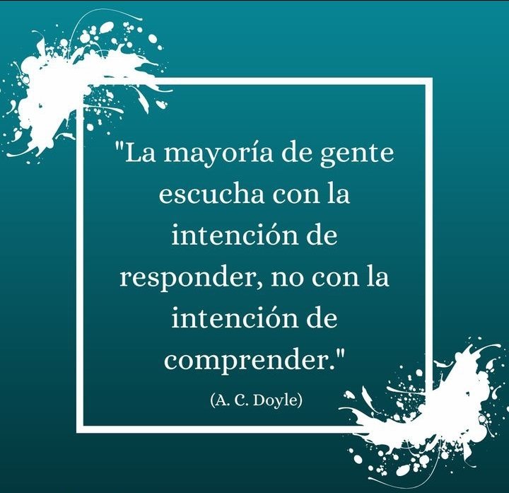PacoLama_AXA's tweet image. Interesante reflexión y... cierta 🤔 #Escuchar #EscuchaActiva #Entender #Reflexion