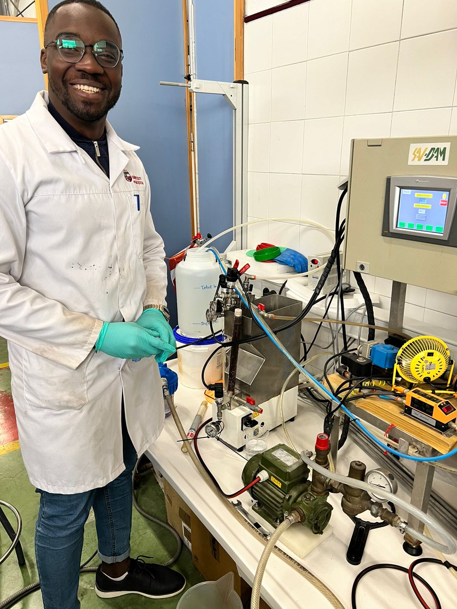 📢We love collaborations! Botelho👨‍🔬, from the <a href="/aberdeenuni/">University of Aberdeen</a>, is working on novel approaches for lithium recovery from non-conventional resources. In this exchange period at <a href="/UPV/">Universitat Politècnica de València</a> he has been focused on testing the effectiveness of the usage of ion exchange membrane🔬 ⚗ #recovery