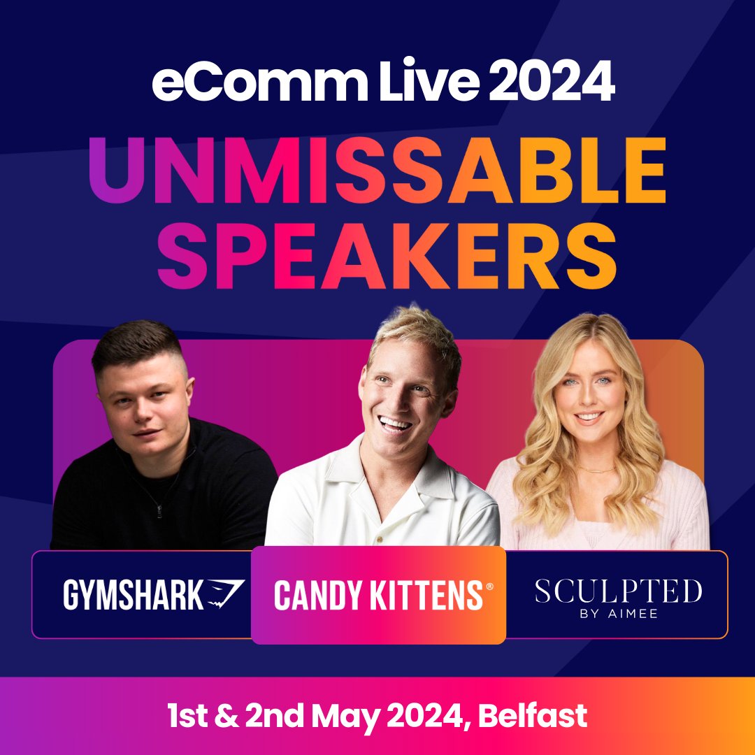 Want to unleash your eCommerce potential? 📈

Get inspired to grow at eComm Live 2024 in Belfast, Irelands #1 eCommerce Event on 1st & 2nd May! 🔥

Don't miss out, grab your tickets at hubs.ly/Q02sqSxp0 🎟️

#eCommLive #eCommerce #Retail #BelfastEvents #IrishBusiness