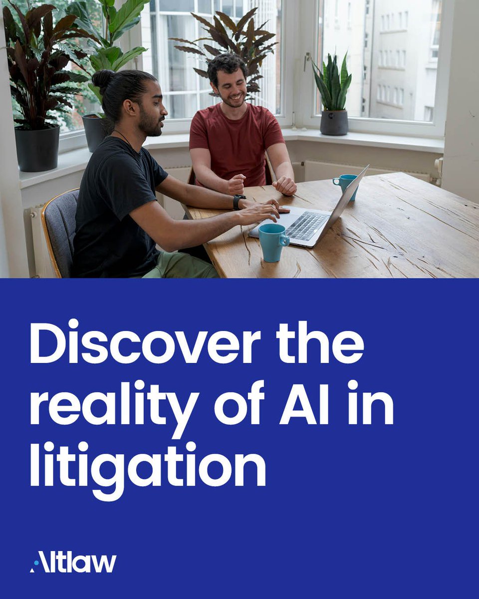 Are you concerned about AI replacing you? Fear not! AI complements your legal expertise, not overshadows it.

Our blog unveils four pivotal strategies for mastering AI in the legal sector!

hubs.ly/Q02rQ6xT0

#LegalTech #AI #Litigation #FutureOfLaw #LegalInnovation