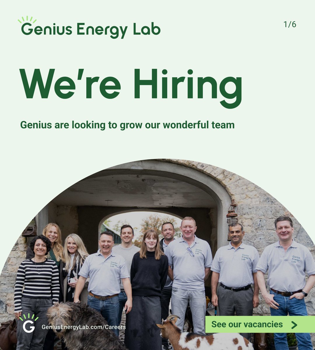 GeniusEnergyLab's tweet image. Exciting news! 🌟 We&apos;re on the lookout for talented individuals to join our team as Graduate Design Engineers &amp;amp; Project Engineers. If you&apos;re passionate about renewable energy and making a difference, we want to hear from you! Details below 👇 #Hiring #JobsInEngineering