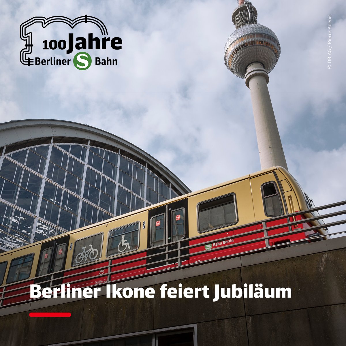 Bewegt seit 100 Jahren – Die S-Bahn Berlin feiert dieses Jahr ihr Jubiläum mit einer S-Bahn fürs Ohr von Musiker #Romano. Der Song und alle Höhepunkte rund um das Jubiläum: sbahn.berlin/100 #SBahnBerlin