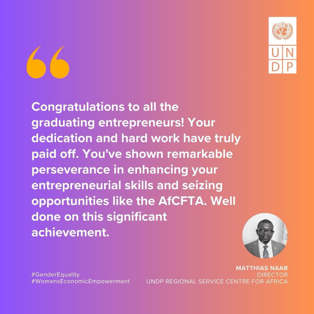 To the graduates of the Regional Online Entrepreneurship & Financial Literacy Training Programme, congratulations on this significant achievement. @CanadaDev @UNITARHiroshima