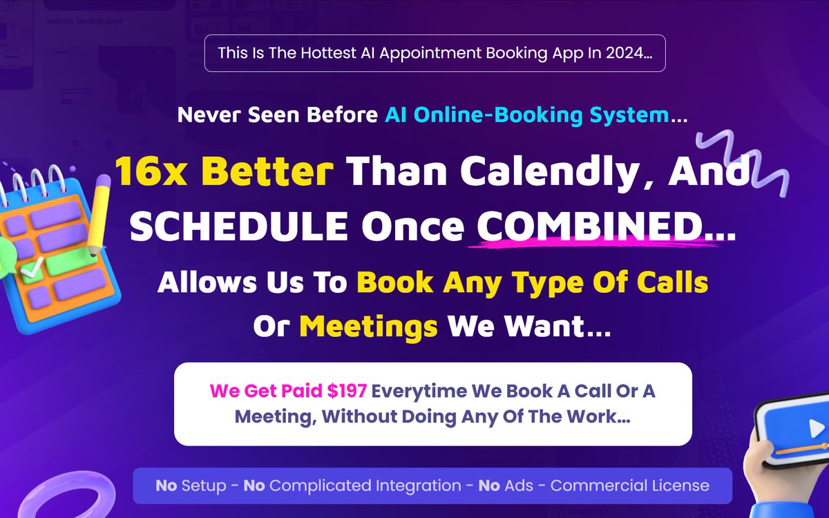 AI Calendarfly: This Is The Hottest AI Appointment Booking App So Far! 16x Better Than Calendly…It Allows Us To Book Any Type Of Calls Or Meetings We Want. softtechhub.us/2024/04/12/ai-… #AICalendarfly #AI #ArtificialIntelligence #AppointmentBooking #Scheduling #TimeManagement Tinashe