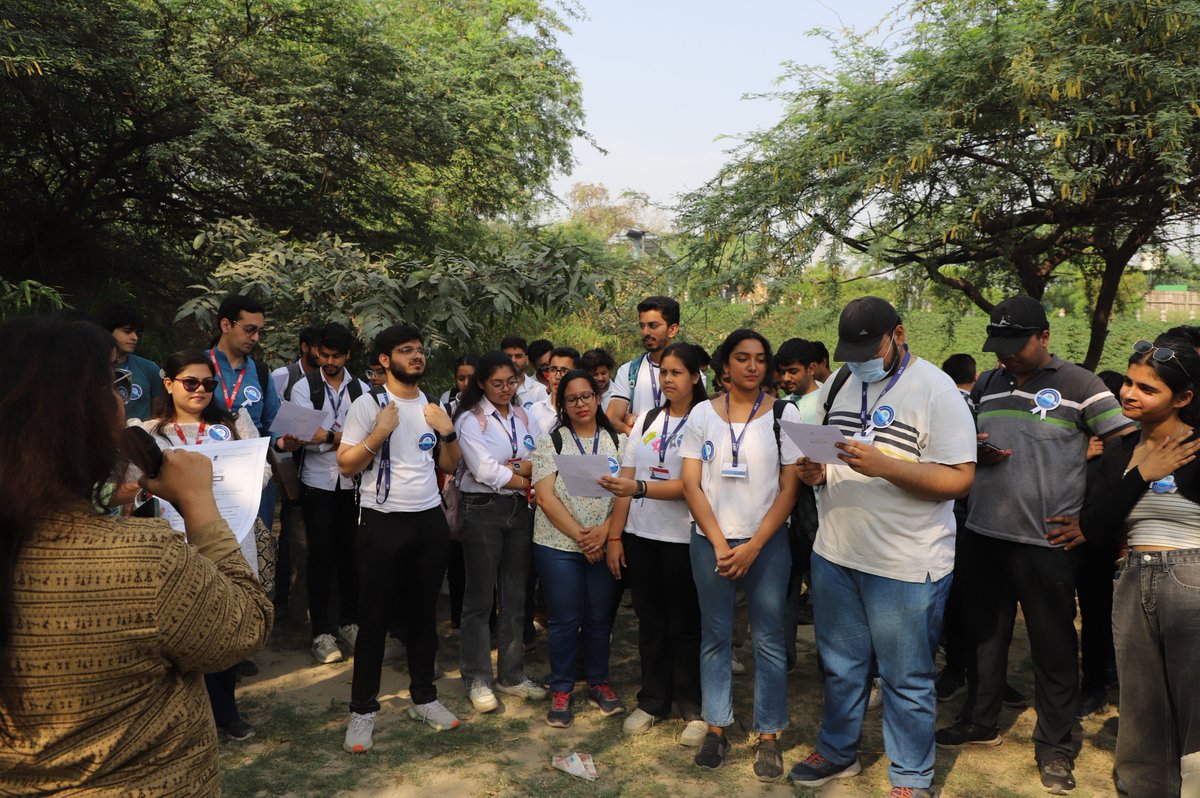 IIPA in collaboration with Vivekananda Institute of Professional Studies, hosted an Awareness Programme today as part of the 'Blended Capacity Building Programme for Stakeholders of River Ganga Phase-II.' 
#IIPA #NamamiGange #VIPS #Cleanupdrive #Naturewalk  #GangaConservation