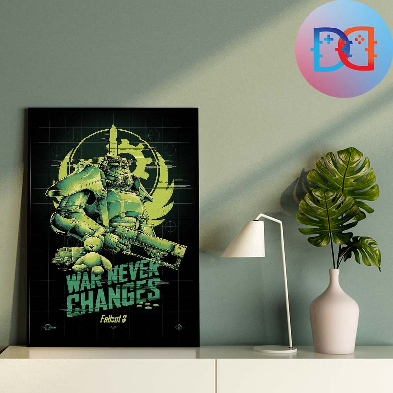 dandutee's tweet photo. Fallout 3 War Never Changes Black And Green Color Fan Gifts Home Decor Poster Canvas
>>> https://t.co/XBqteAdQNJ
#Fallout #homedecor https://t.co/zJTDo8fnd7