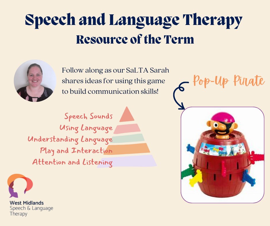 👀 Keep your eyes on our page this term for activities, therapy ideas, tips for promoting #language, #communication, and #motor skills with a trusted FAVOURITE: Pop Up Priate 🏴‍☠️🗡️ #PopUpPirate #slt #speechtherapy #slta