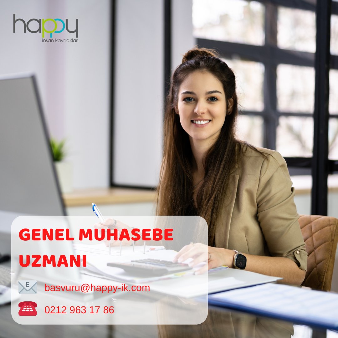 Danışmanlığını yapmakta olduğumuz turizm sektöründe faaliyet gösteren kurumsal müşterimiz için ''Genel Muhasebe Uzmanı'' arayışımız bulunmaktadır.

#happyinsankaynakları #insankaynakları #muhasebe #genelmuhasebeuzmanı #işilanı #istiham #kariyer