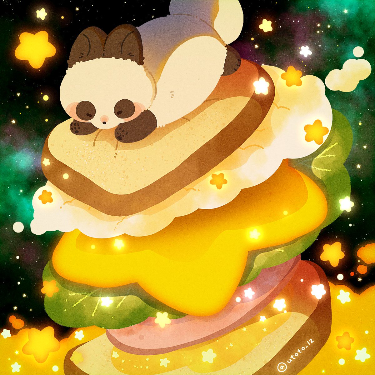 🐼🦊☁🥪⭐💛