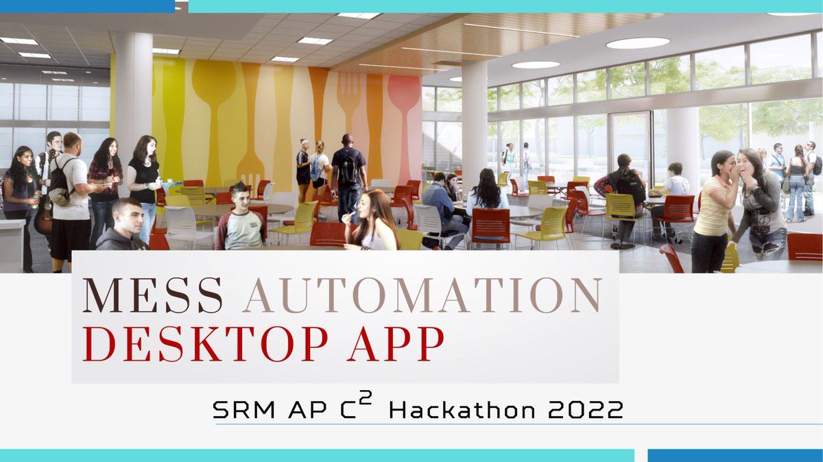 akashmeruva9's tweet image. Hey , happy to share that our team Pexpo got 3rd place in SRM AP C2 Hackathon, where 43 teams participated. Winning my first hackathon was superb
So we decided to build a Mess Automation Desktop App using C++, GUI for desktop and used SQL as the back-end.